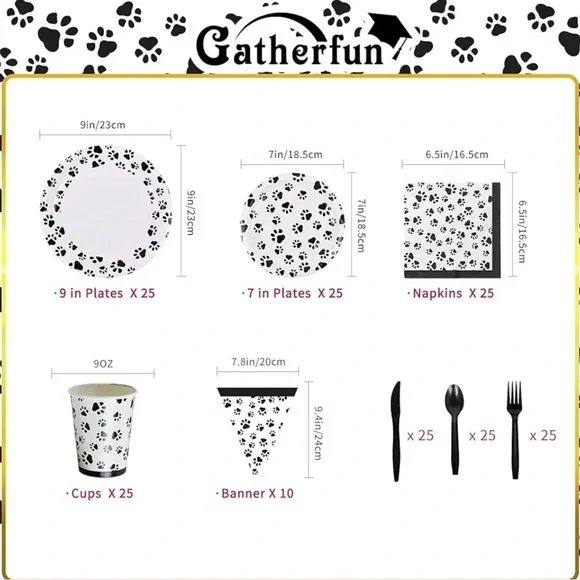 Pet Paw Party Set - Picture 7 of 10